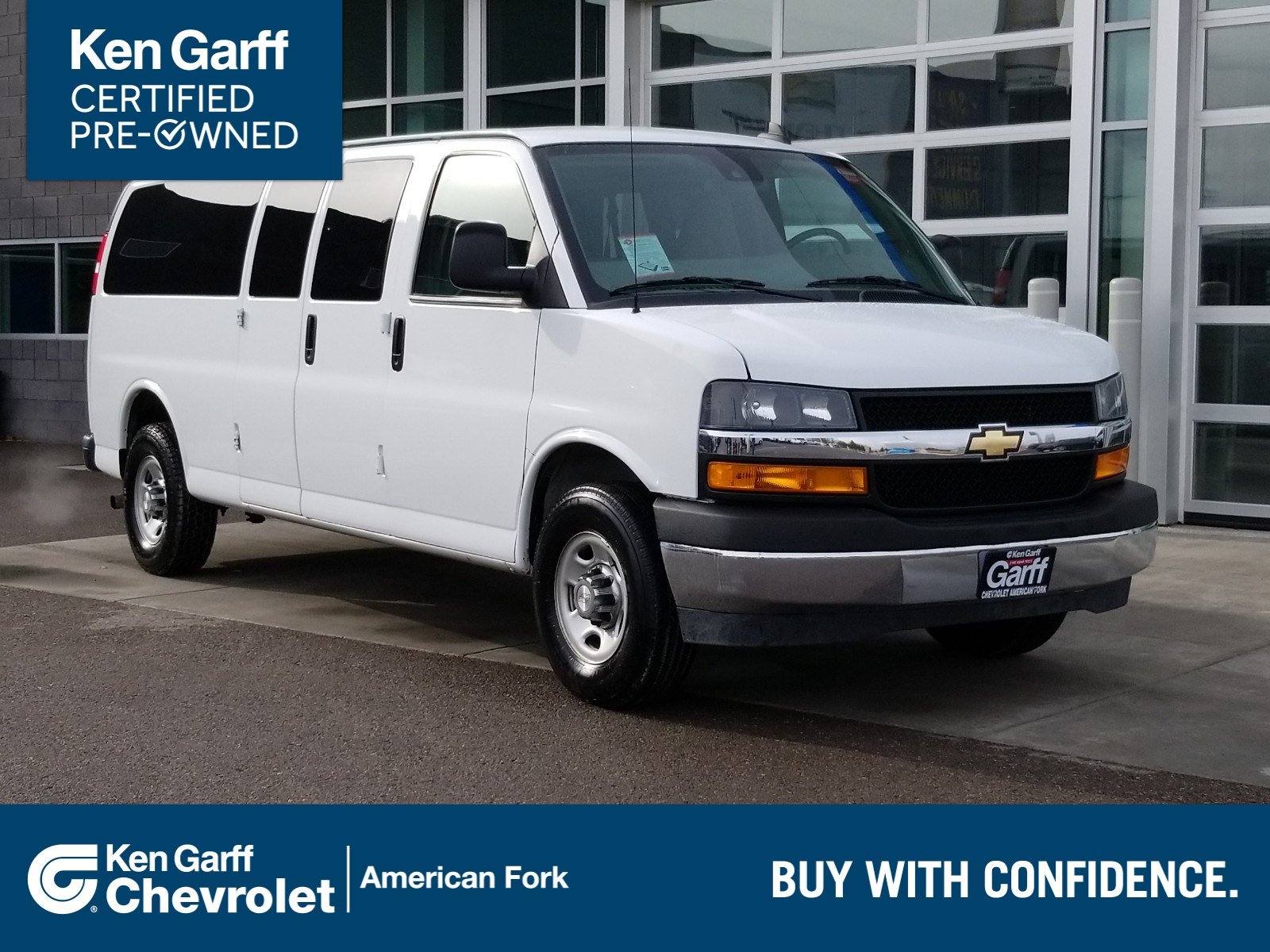 Ken Garff Certified 2019 Chevrolet Express Passenger Lt Rwd Full Size Passenger Van