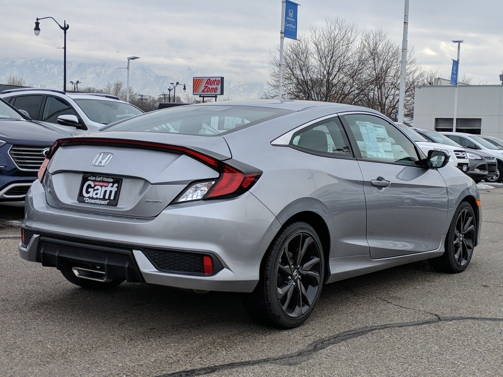 New 2019 Honda Civic Coupe Sport 2dr Car #1H90515 | Ken Garff ...