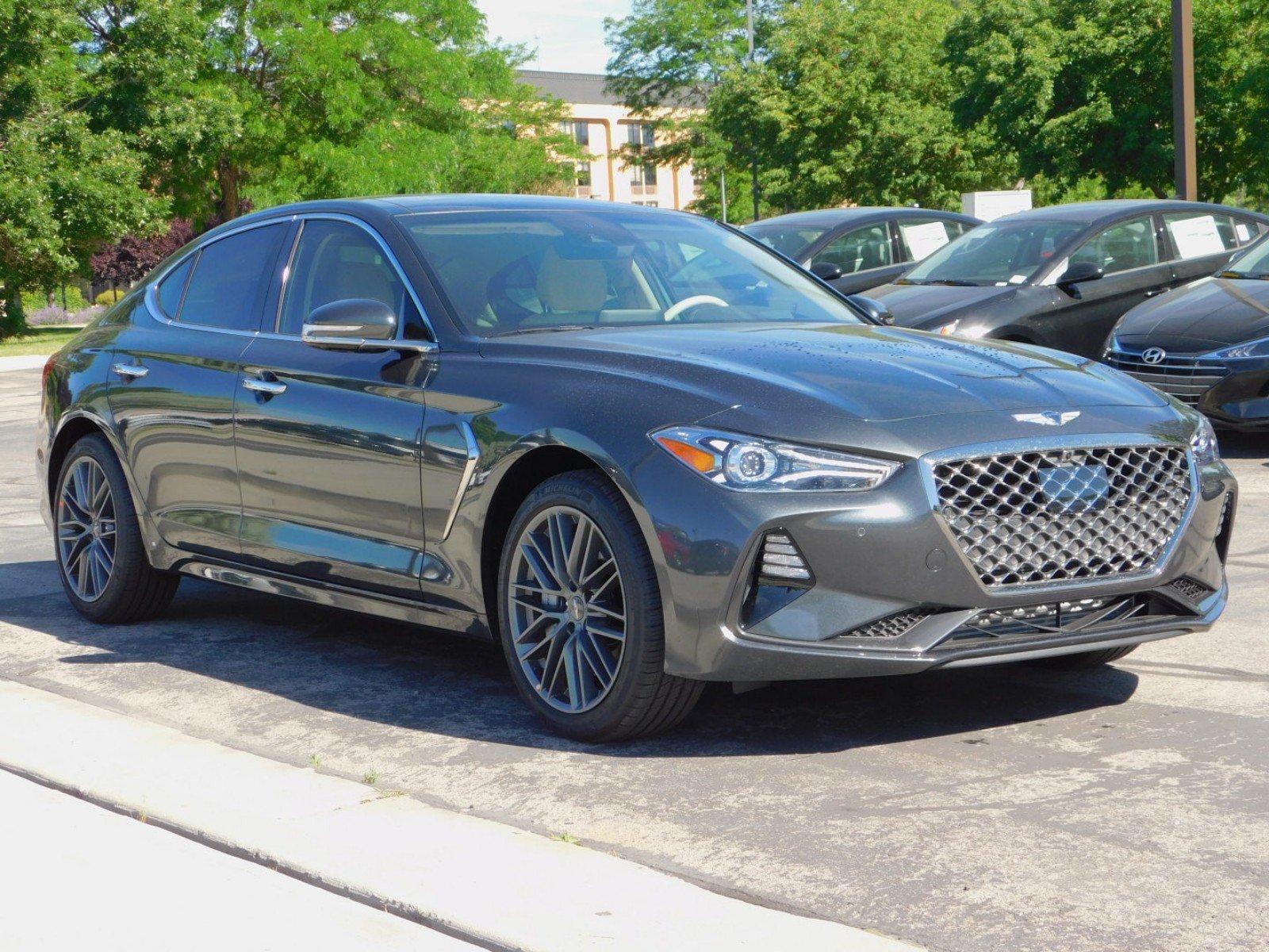 New 2019 GENESIS G70 3.3T DESIGN EDITION 4D Sedan 1Z9009 Ken Garff